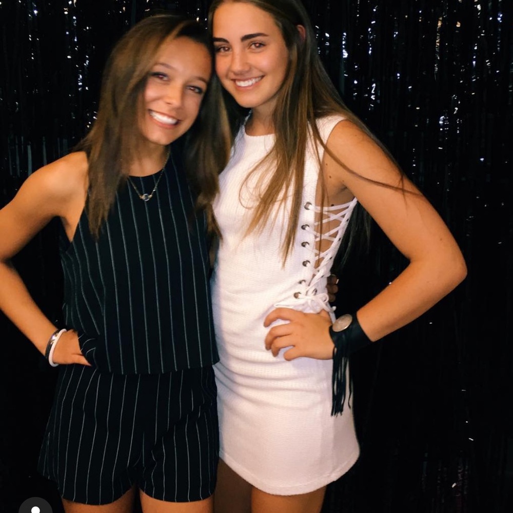 Sleeveless pin Stripe romper